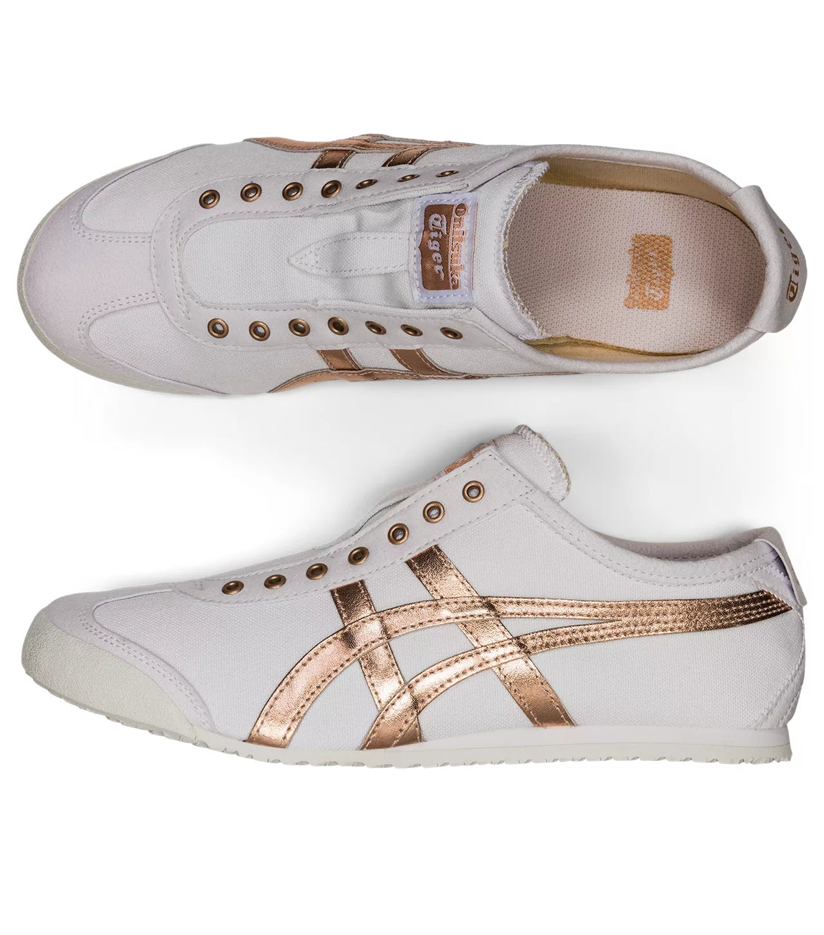 Onitsuka Tiger MEXICO 66 SLIP-ON 1183A962 100 WHITE ROSE GOLD