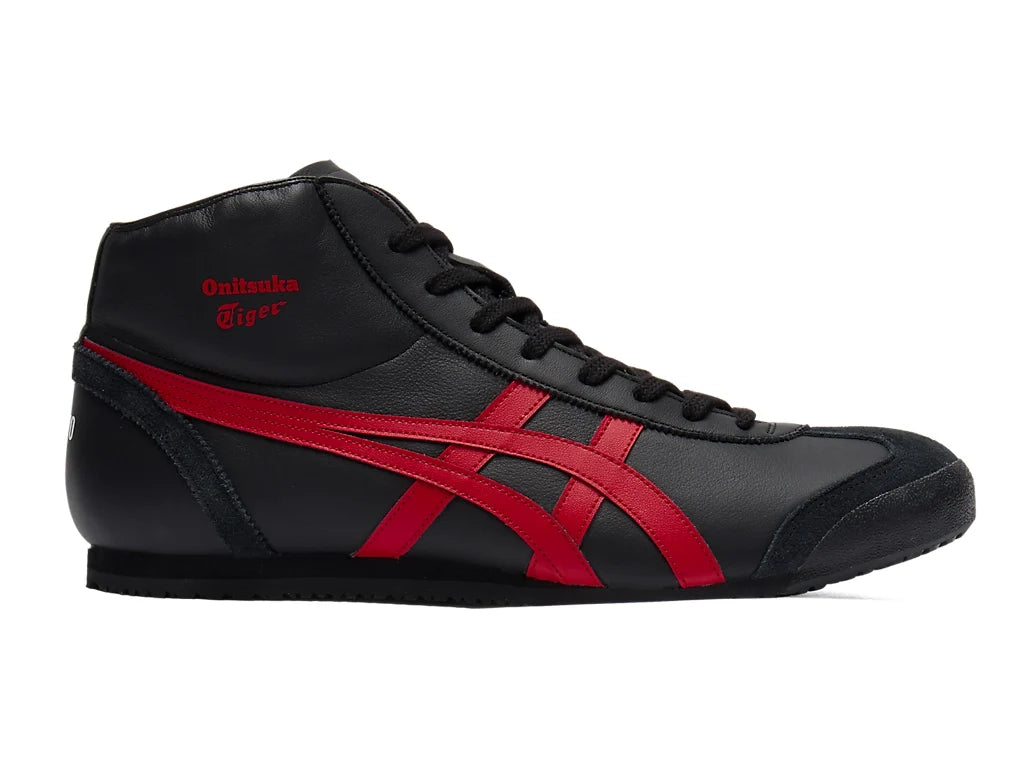 Onitsuka Tiger MEXICO Mid Runner 1183B577 001 BLACK CLASSIC RED