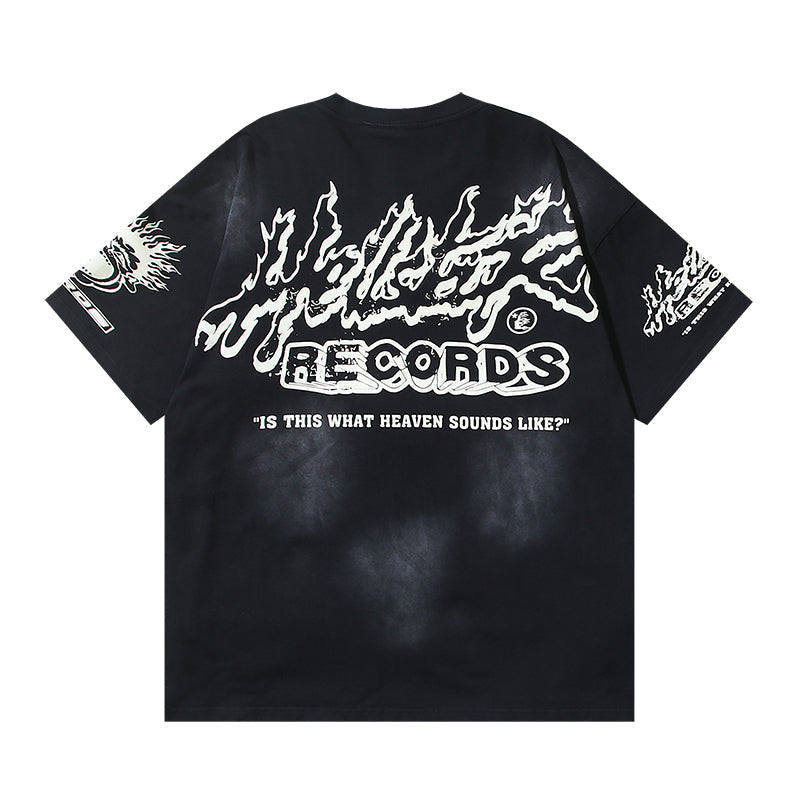 Hellstar Records T-Shirt Black/White