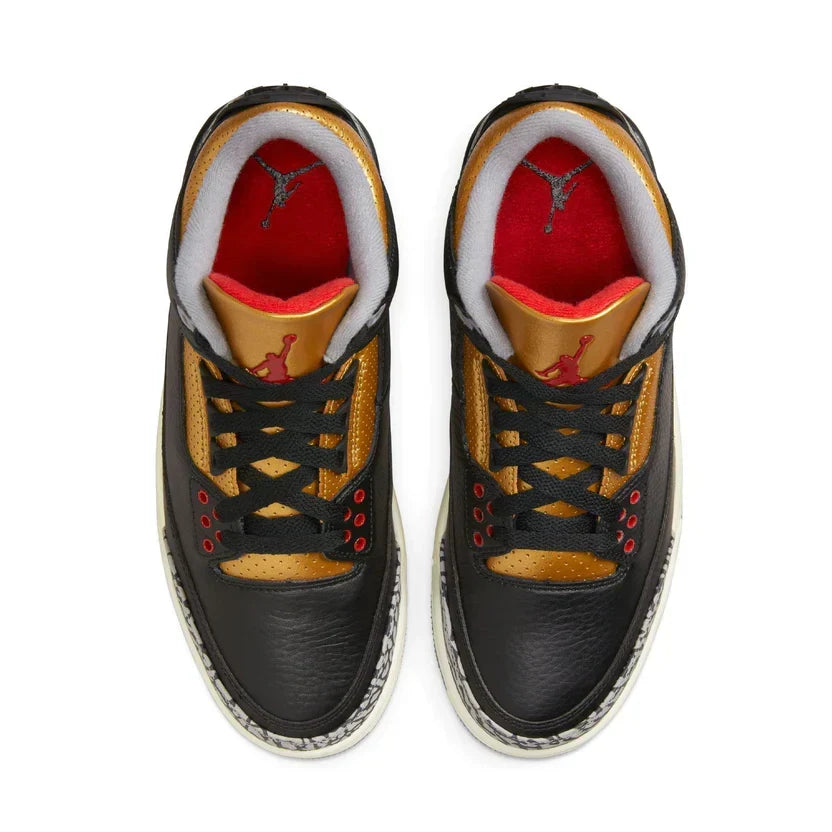 Air Jordan 3 'Black Cement Gold'