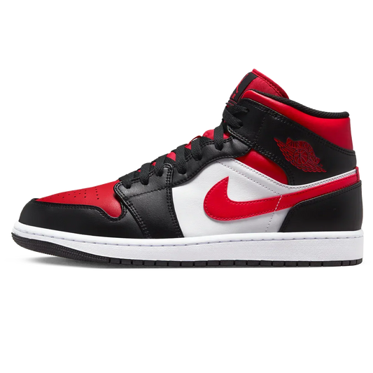 Air Jordan 1 Mid 'Black Fire Red'