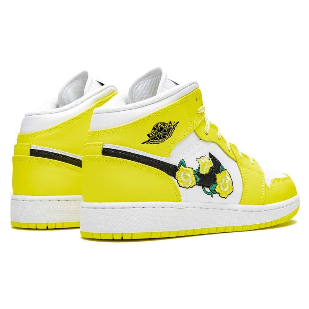 Air Jordan 1 Mid 'Dynamic Floral Yellow'