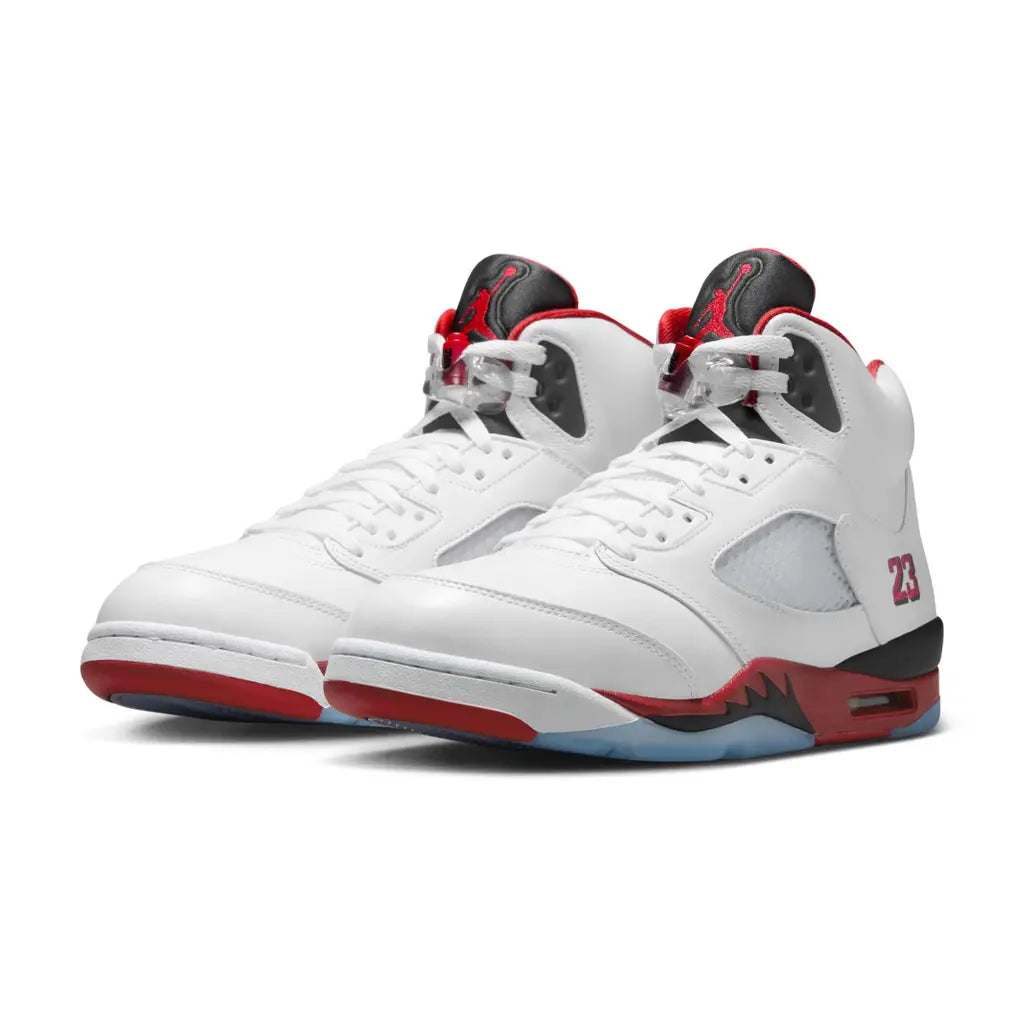 Air Jordan 5 'Fire Red Black Tongue' (2025)