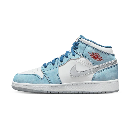 Air Jordan 1 Mid 'French Blue Fire Red'