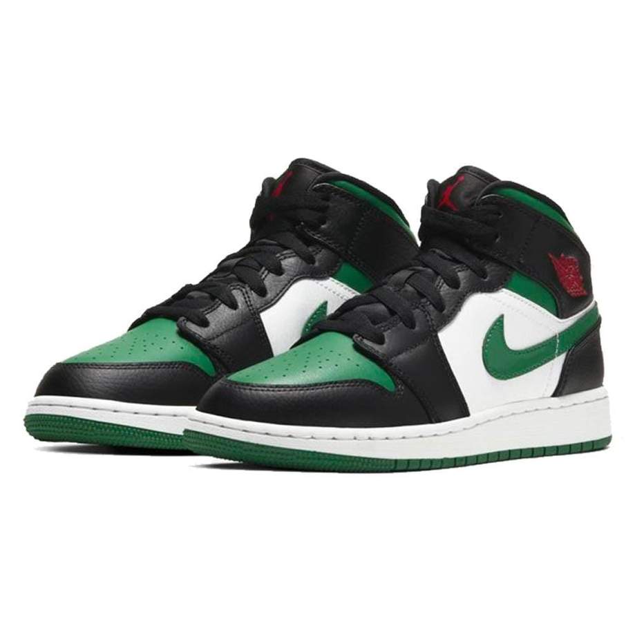 Air Jordan 1 Mid 'Green Toe'