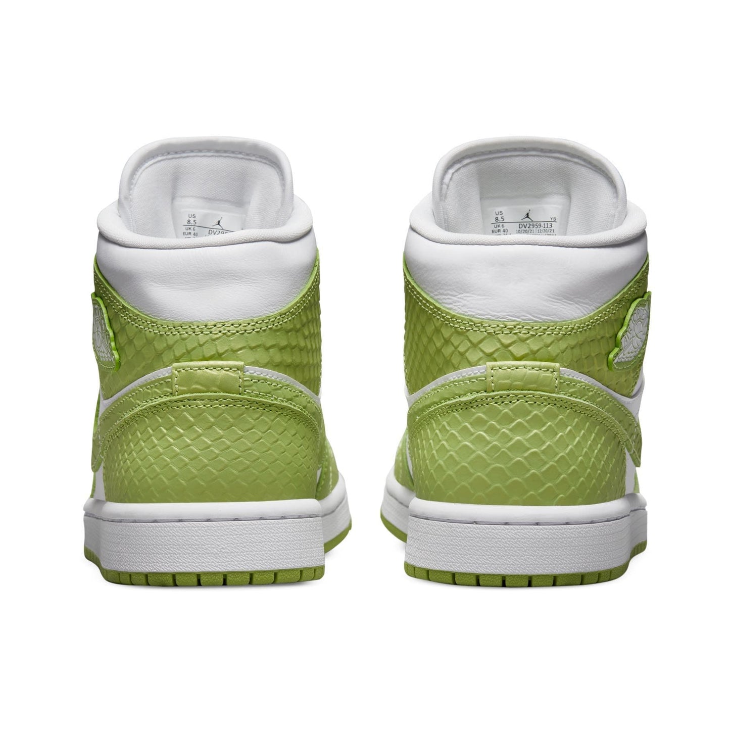 Air Jordan 1 Mid 'Green Python'