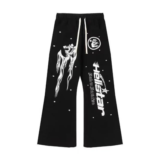 Hellstar Path To Paradise Sweatpants Black White