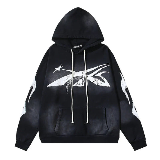 Hellstar Spiderweb Sport Hoodie Black