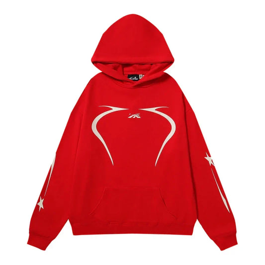 Hellstar Sport Hoodie Red White
