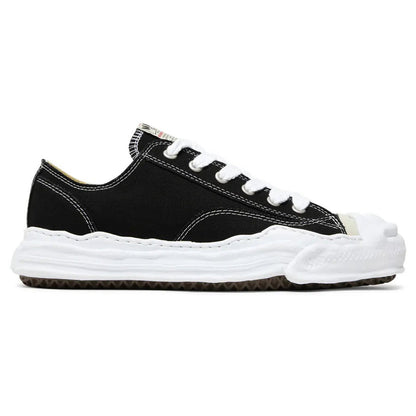 Maison MIHARA YASUHIRO HANK OG Sole Canvas Low 'Black/White' (A05FW702-BLK)
