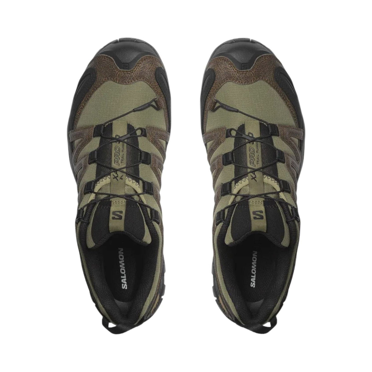 Salomon XA Pro 3D Distressed Leather 'Dark Earth Black' (L47797400)