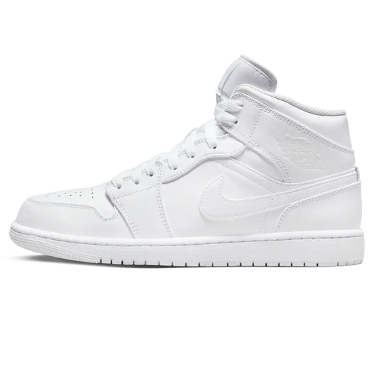 Air Jordan 1 Mid 'Triple White' (2022)