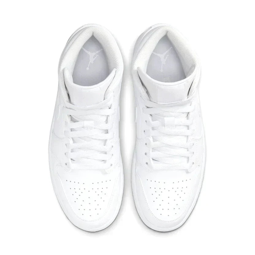 Air Jordan 1 Mid 'Triple White' (2022)